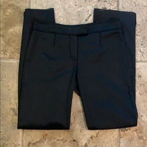 David Meister Black Stretch Satiny Pant
